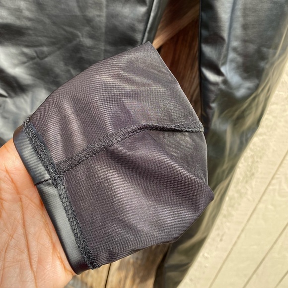 Zara Wax Effect Legging Black - Picture 5 of 9